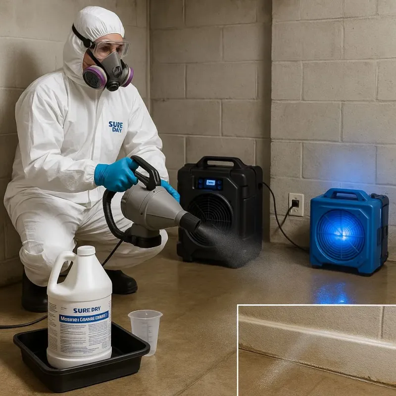 Sanitization and Odor Removal process in Ortonville, MI