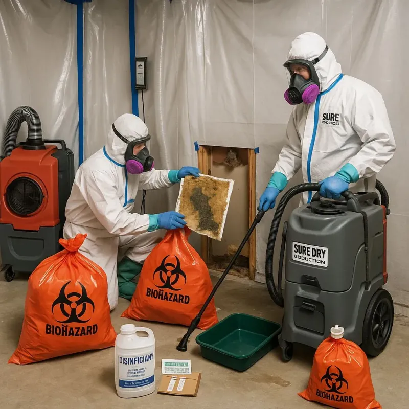 Contaminated Water Handling Protocols process in Ortonville, MI