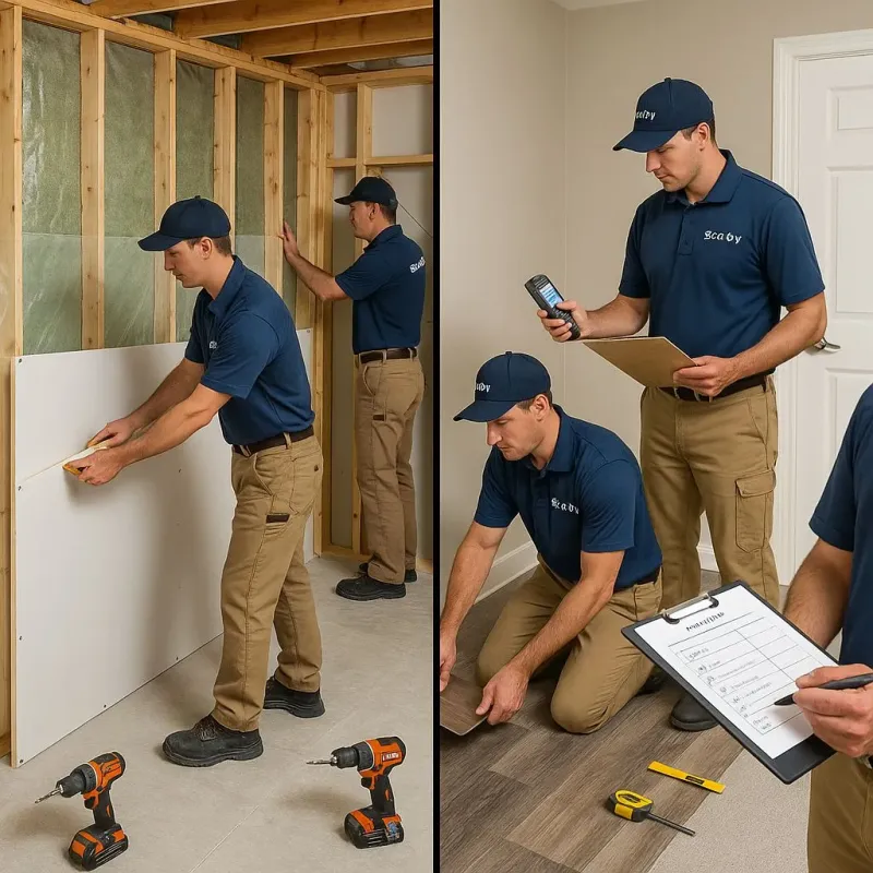 Repairs and Reconstruction process in Ortonville, MI