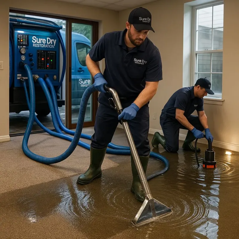 Water Extraction and Removal process in Ortonville, MI